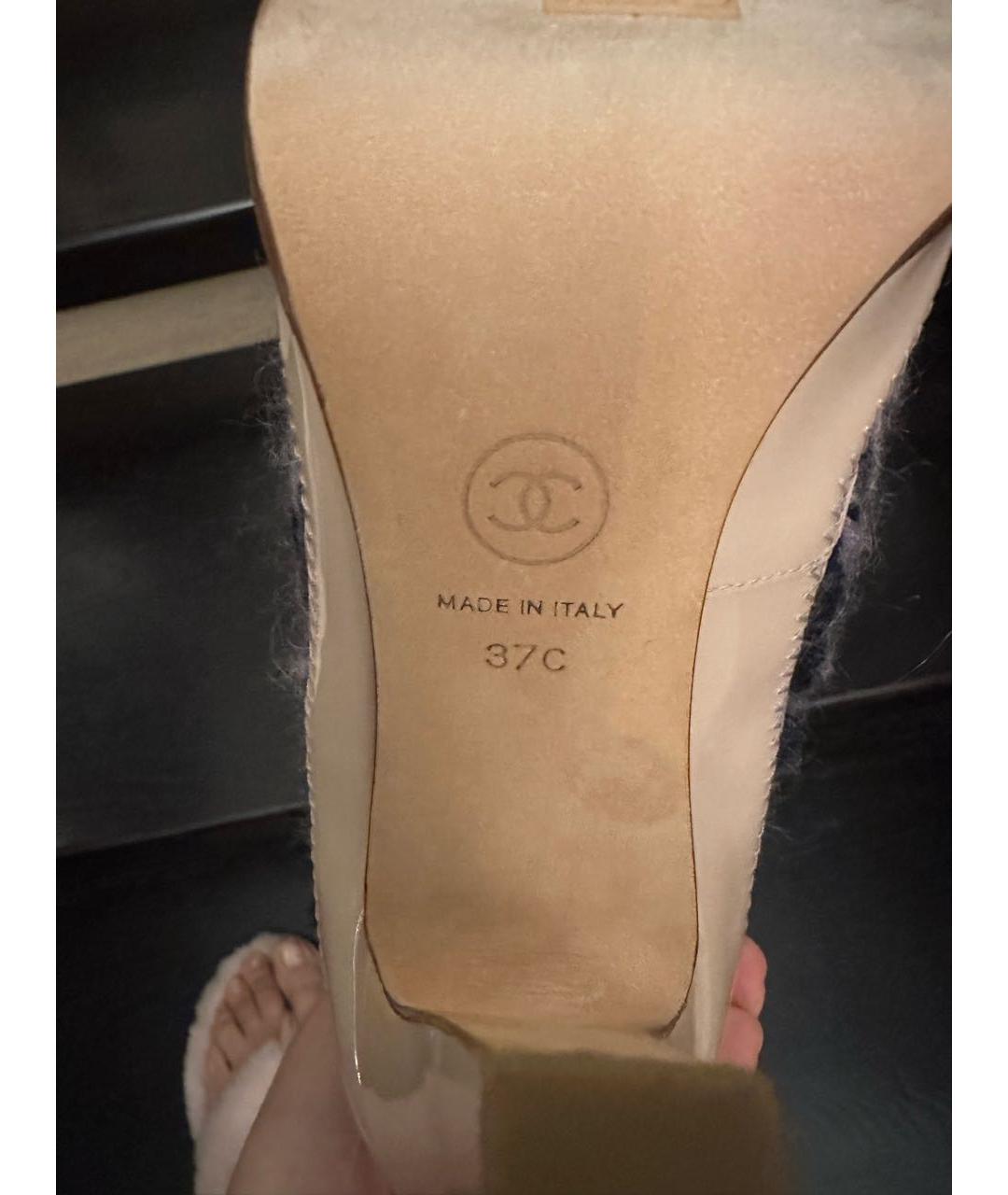 CHANEL Полусапоги из лакированной кожи, фото 5