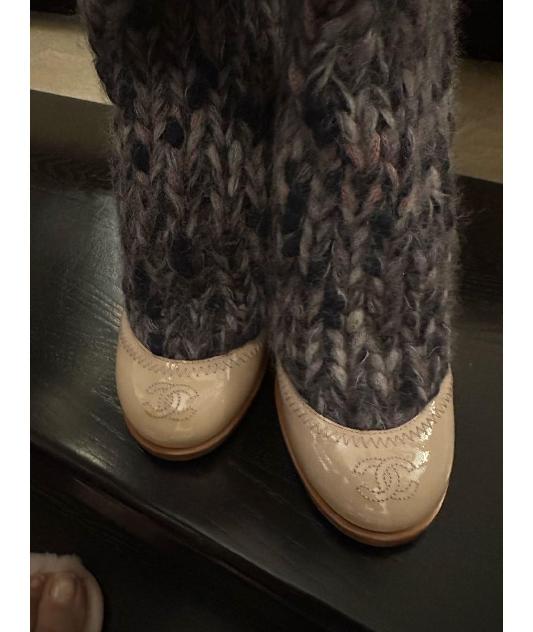 CHANEL Полусапоги из лакированной кожи, фото 3