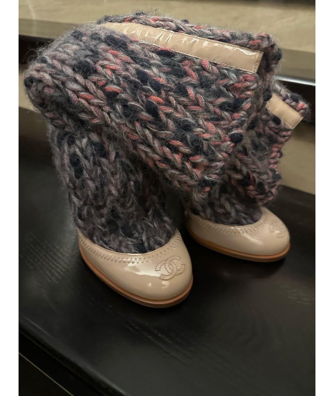 CHANEL Полусапоги из лакированной кожи, фото 2