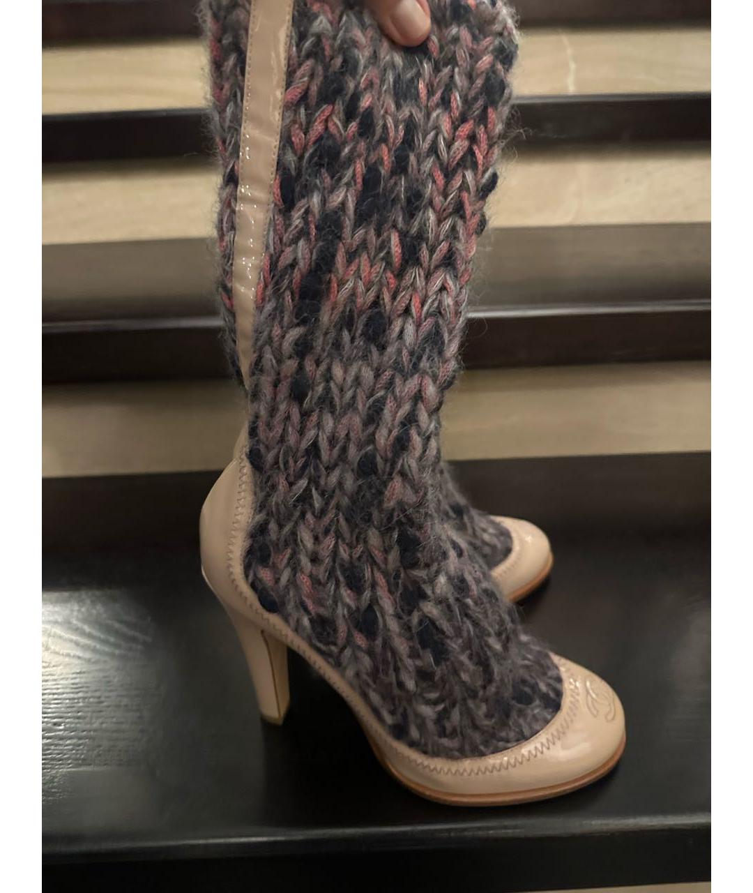 CHANEL Полусапоги из лакированной кожи, фото 6