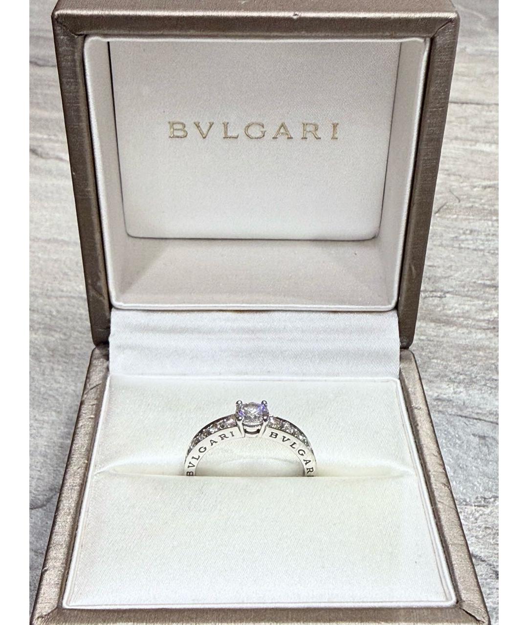 BVLGARI Серебряное платиновое кольцо, фото 2
