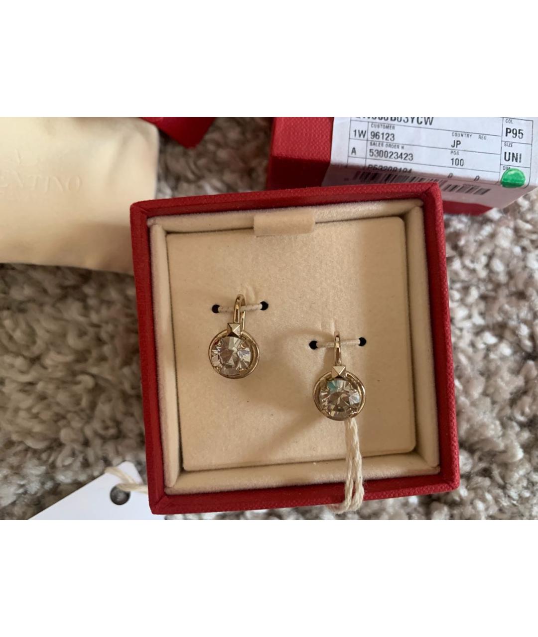 VALENTINO Золотые серьги, фото 5