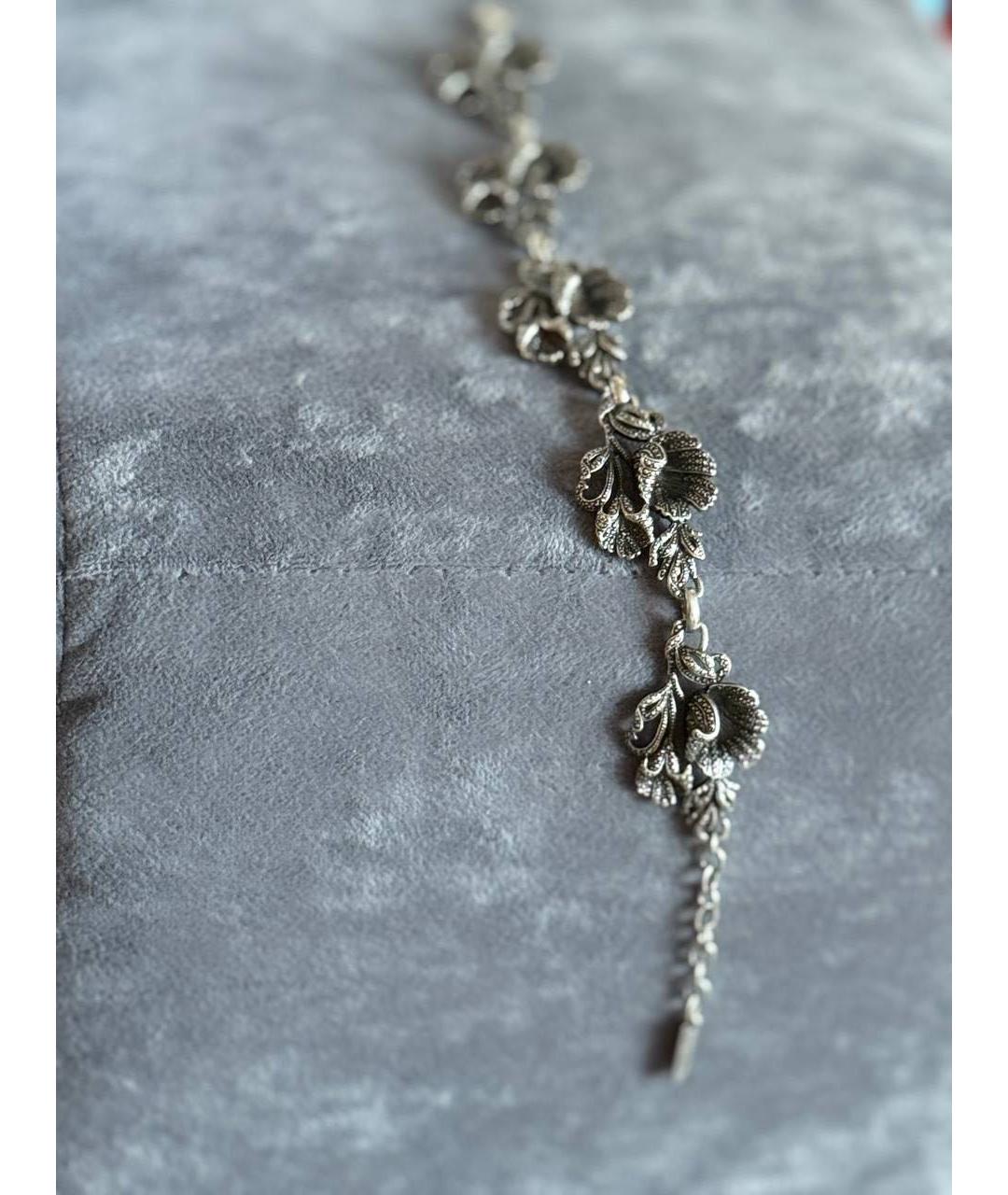 SAINT LAURENT Серебрянный браслет, фото 3