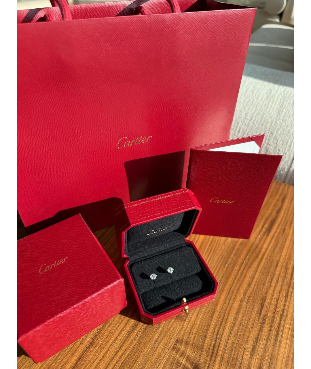 CARTIER Серебряные серьги, фото 3