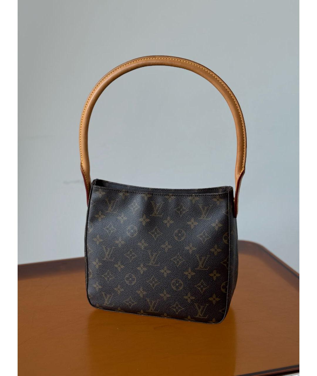 LOUIS VUITTON Коричневая сумка через плечо, фото 3