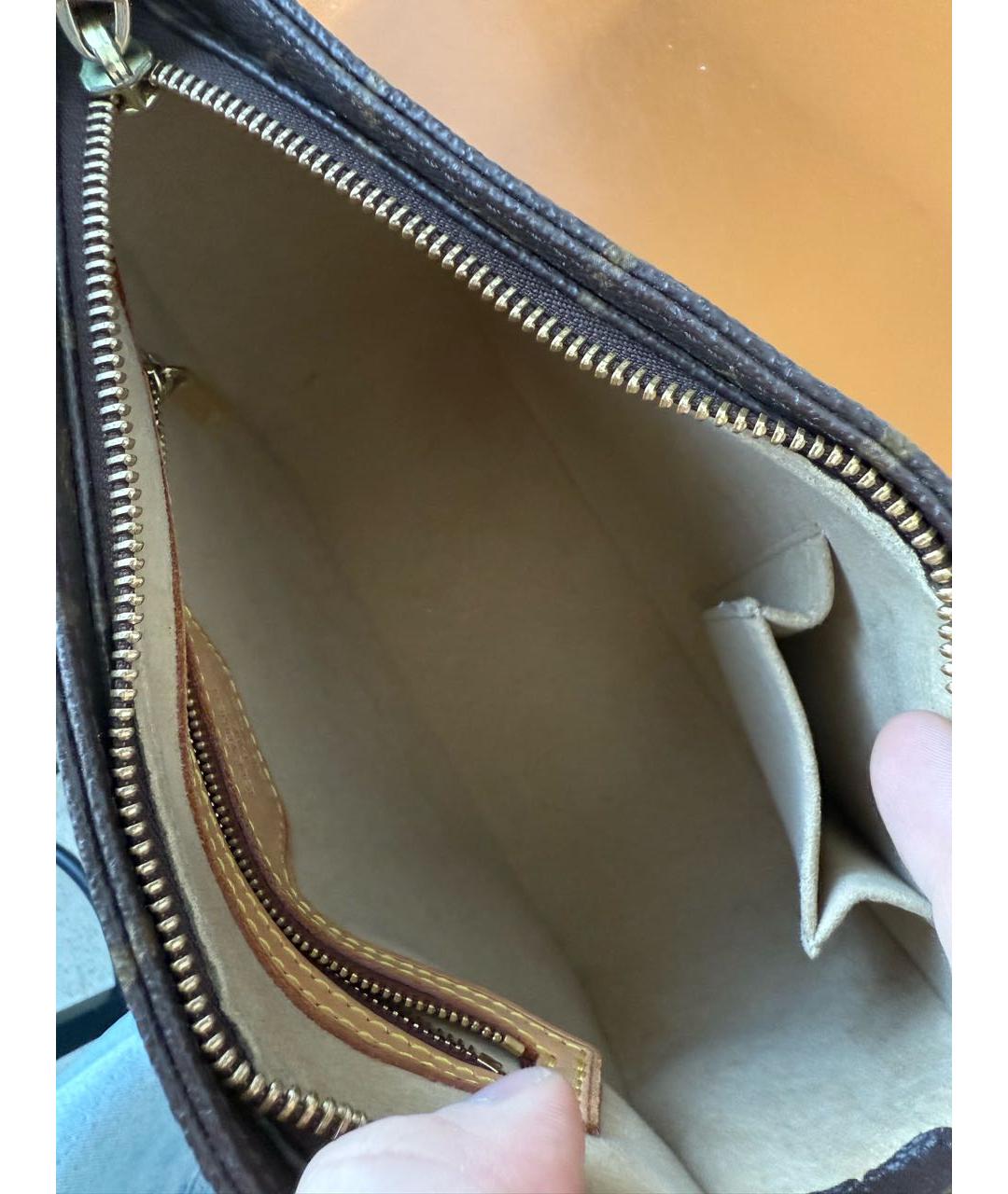 LOUIS VUITTON Коричневая сумка через плечо, фото 7