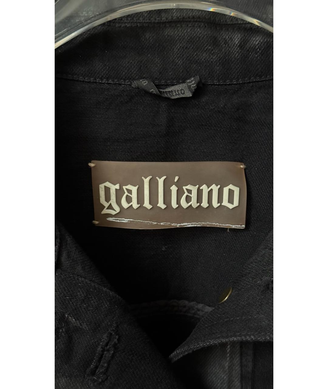 JOHN GALLIANO Черный деним корсет, фото 3