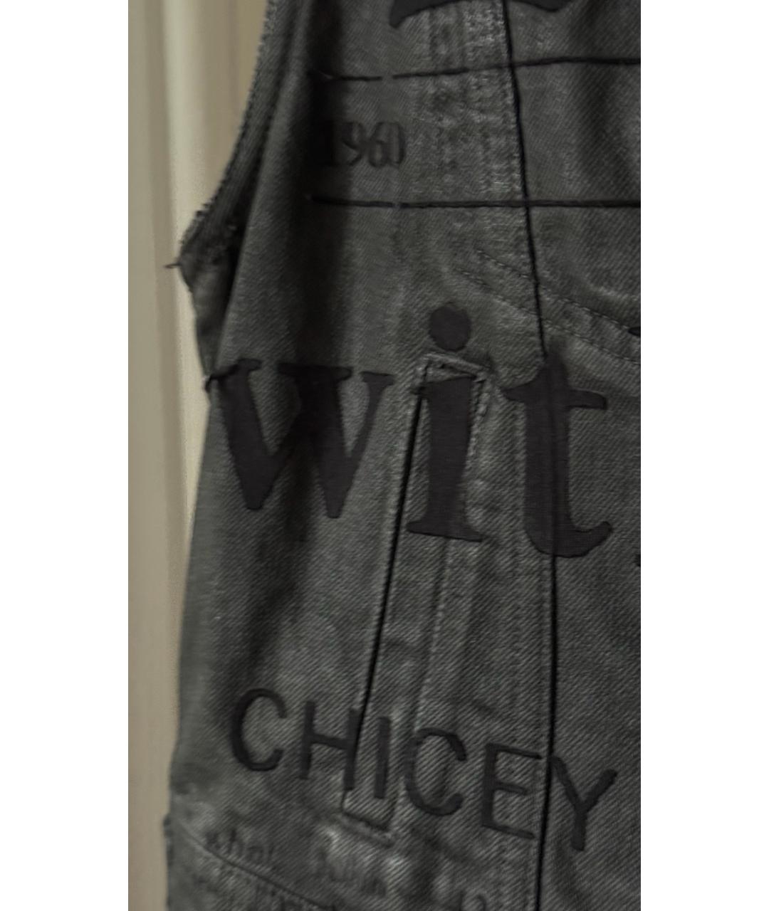 JOHN GALLIANO Черный деним корсет, фото 5