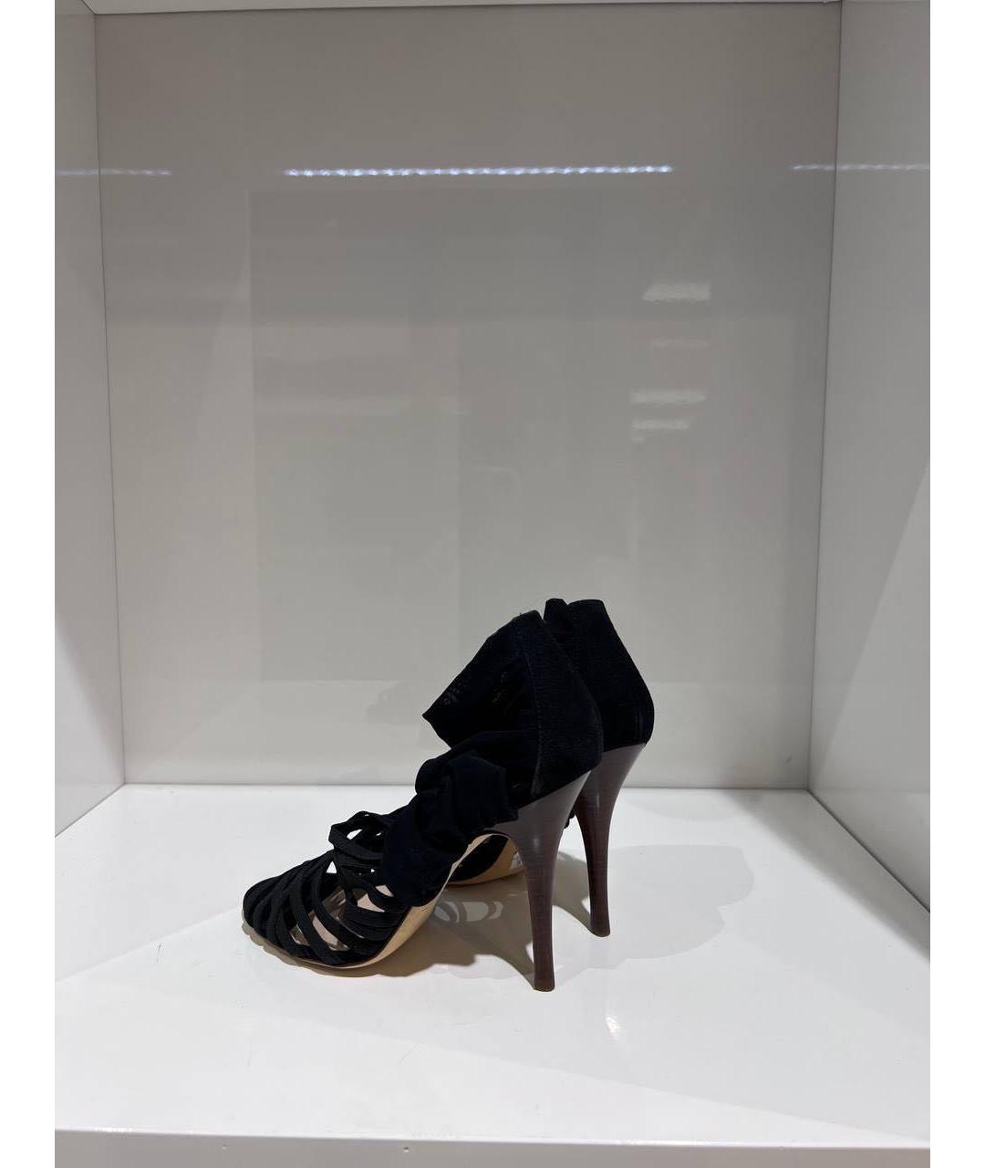 FENDI Черные босоножки, фото 3