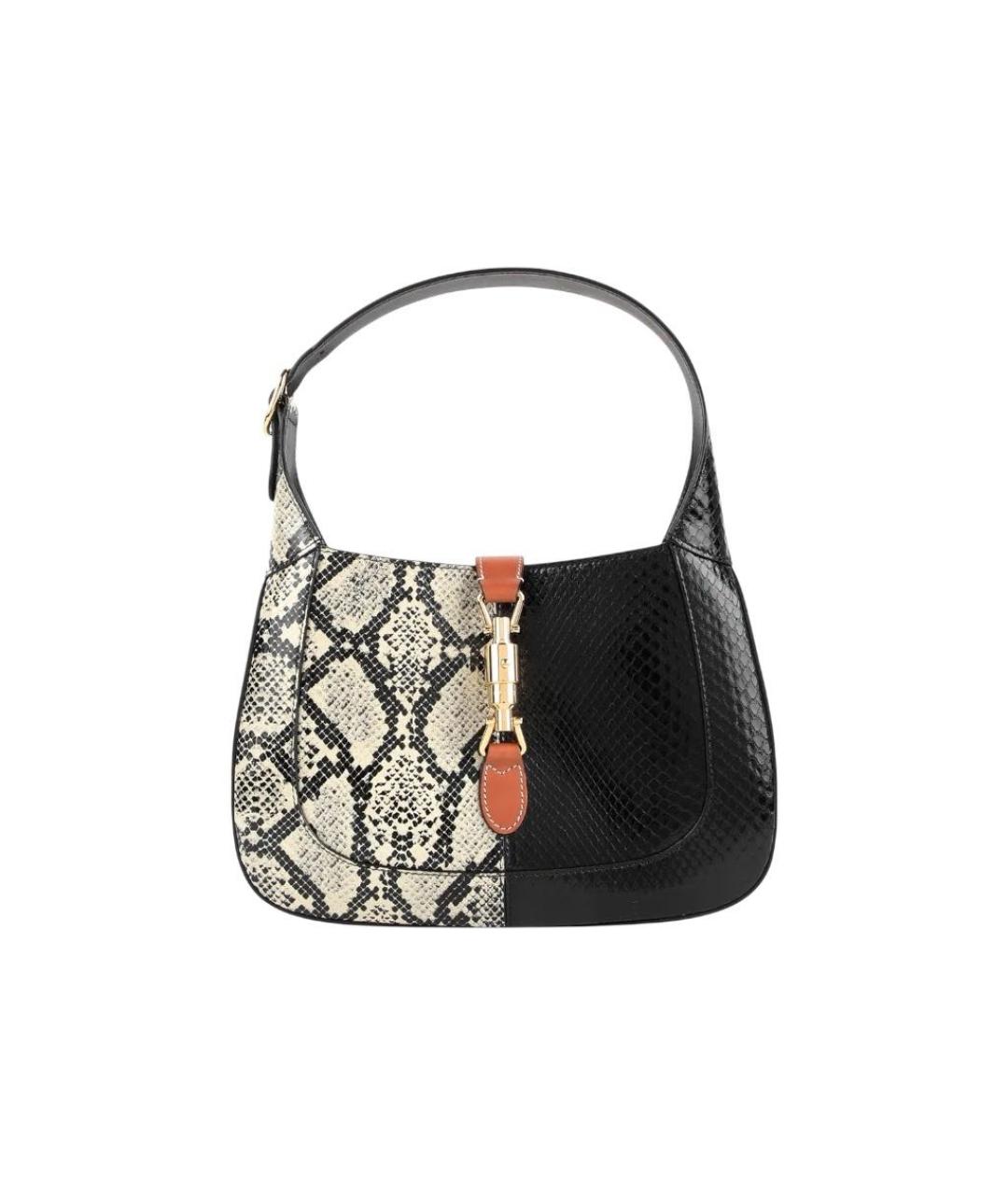 GUCCI Черная кожаная сумка с короткими ручками, фото 9