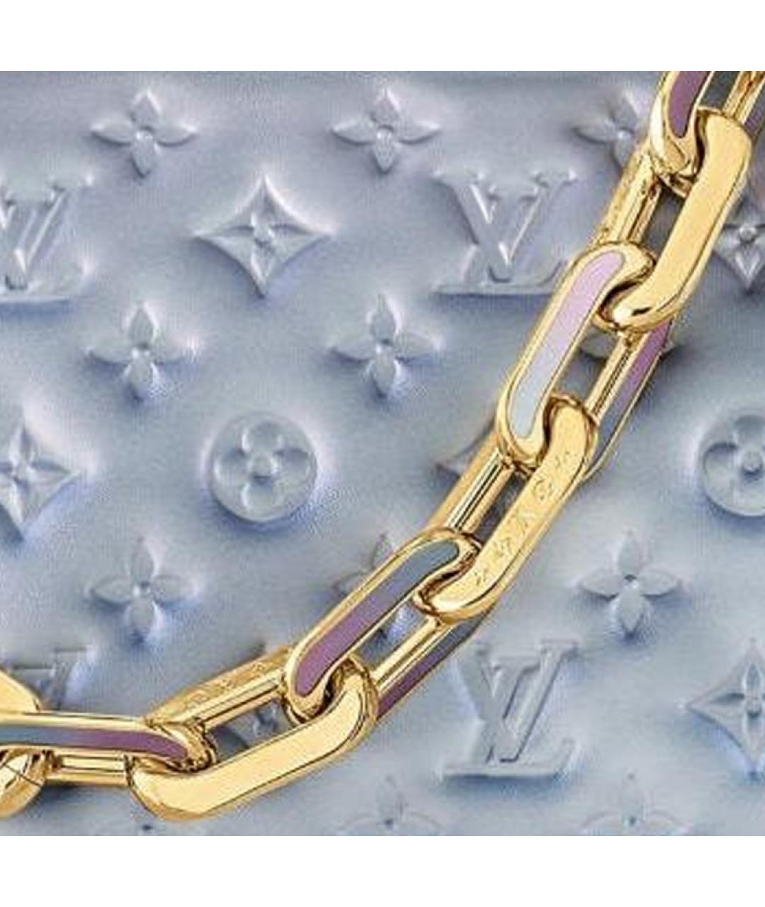 LOUIS VUITTON Фиолетовая кожаная сумка через плечо, фото 2