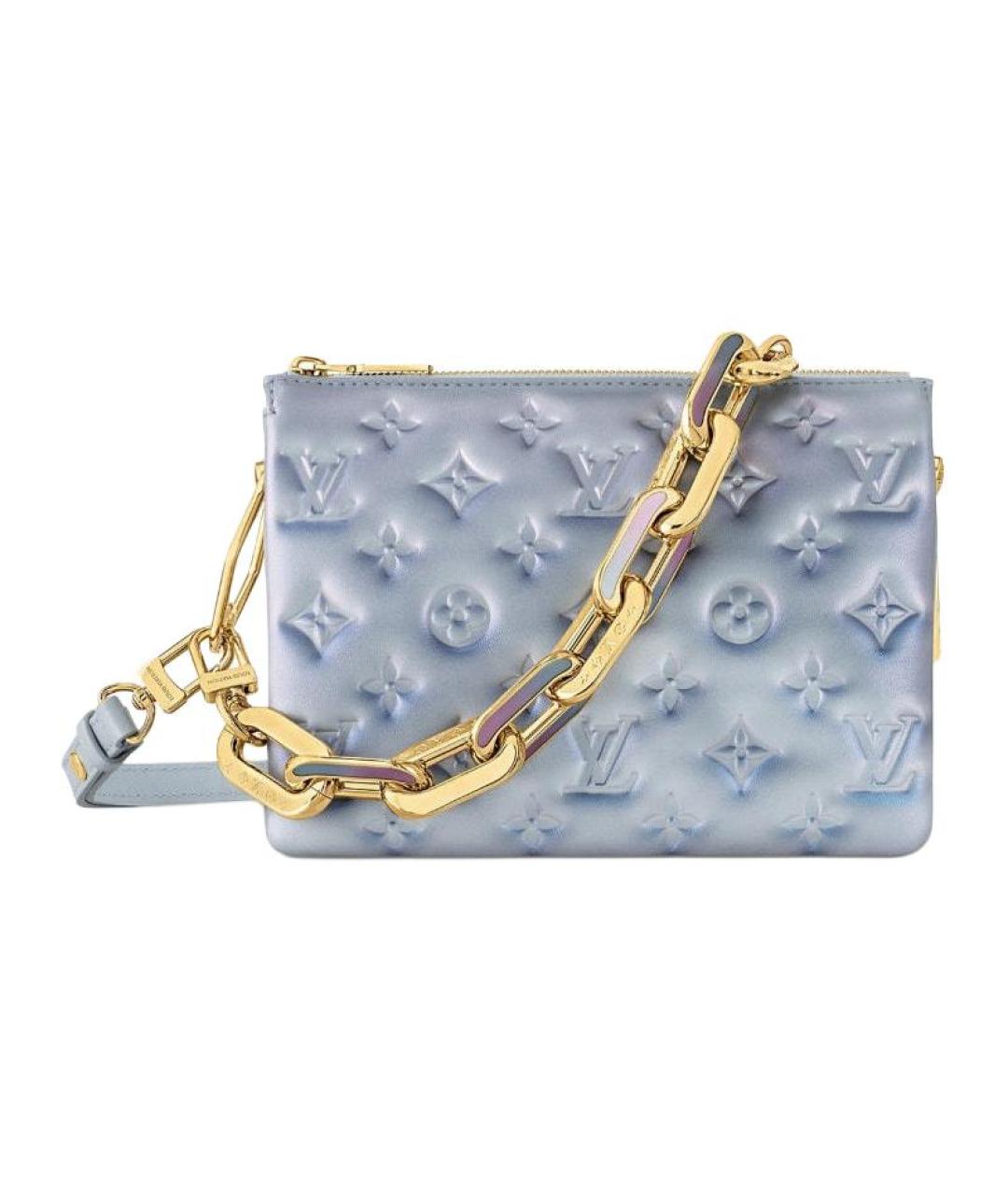 LOUIS VUITTON Фиолетовая кожаная сумка через плечо, фото 1