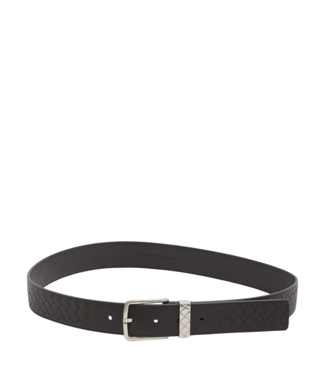 BOTTEGA VENETA Коричневый кожаный ремень, фото 1