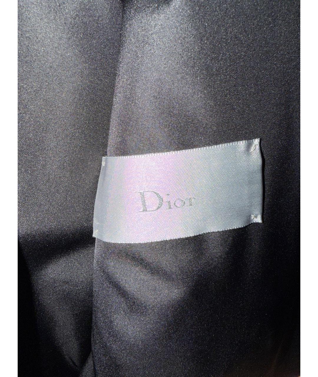 CHRISTIAN DIOR Черный шелковый пуховик, фото 3