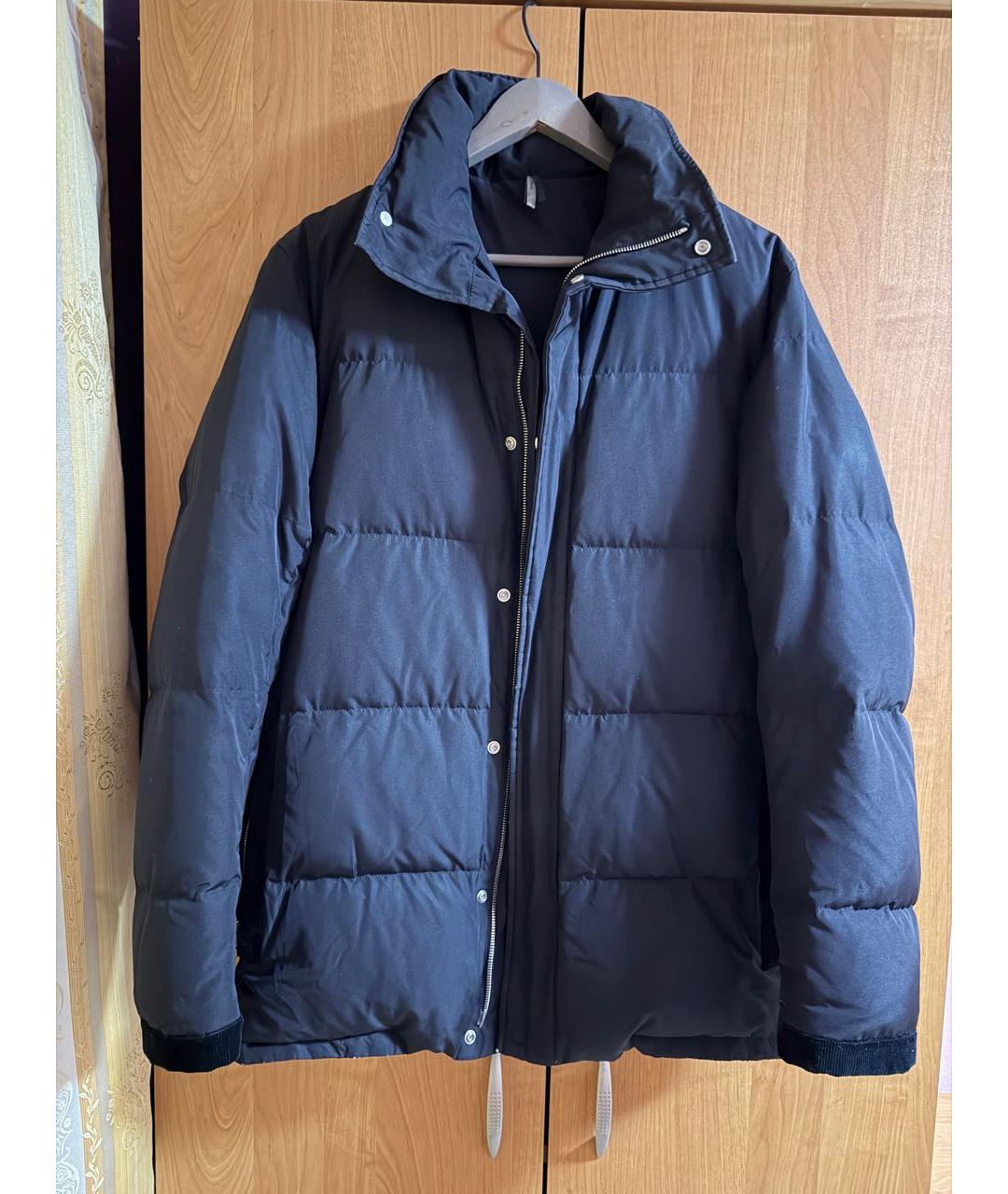 CHRISTIAN DIOR Черный шелковый пуховик, фото 6