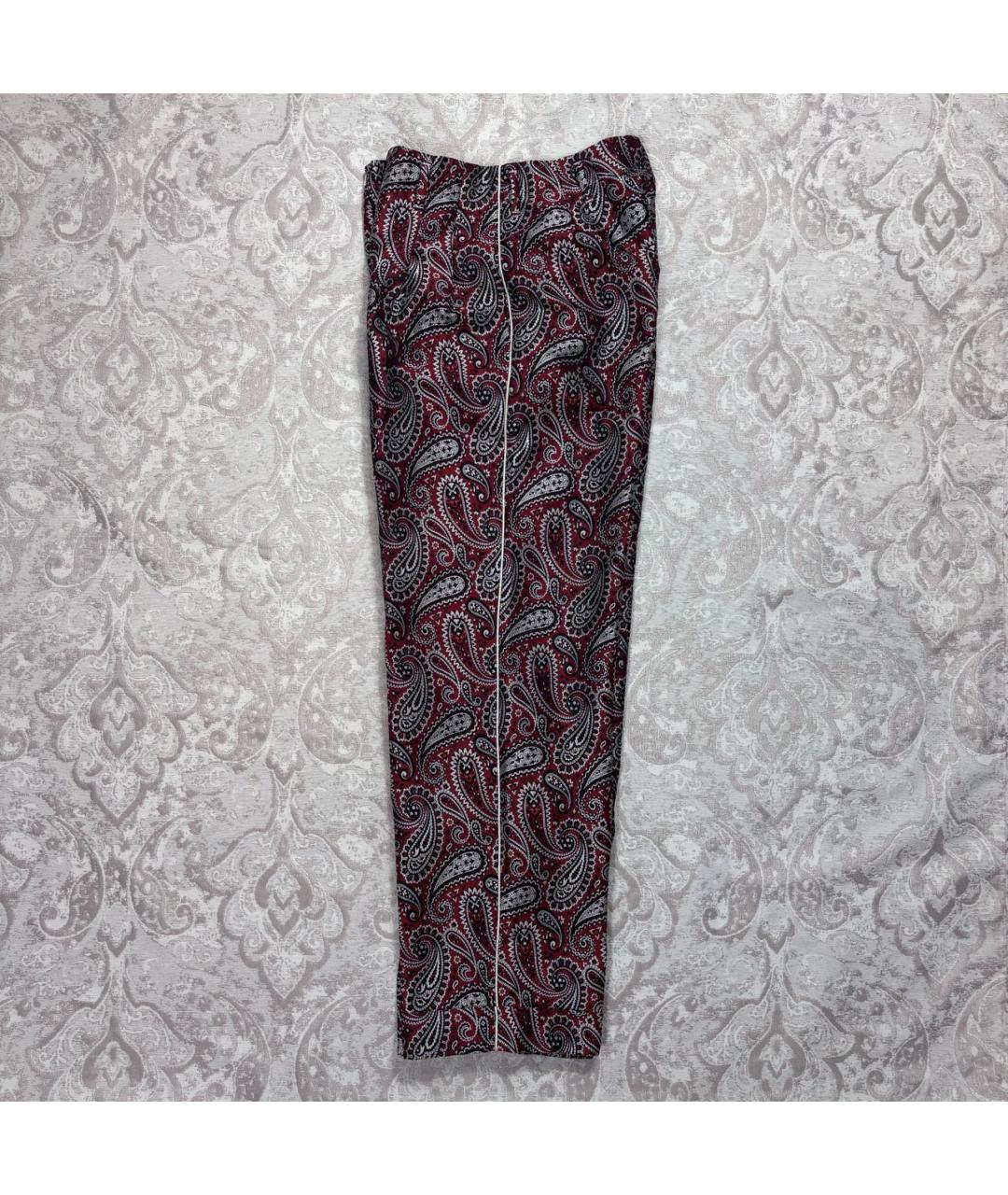 GOLDEN GOOSE DELUXE BRAND Мульти полиэстеровые брюки широкие, фото 5