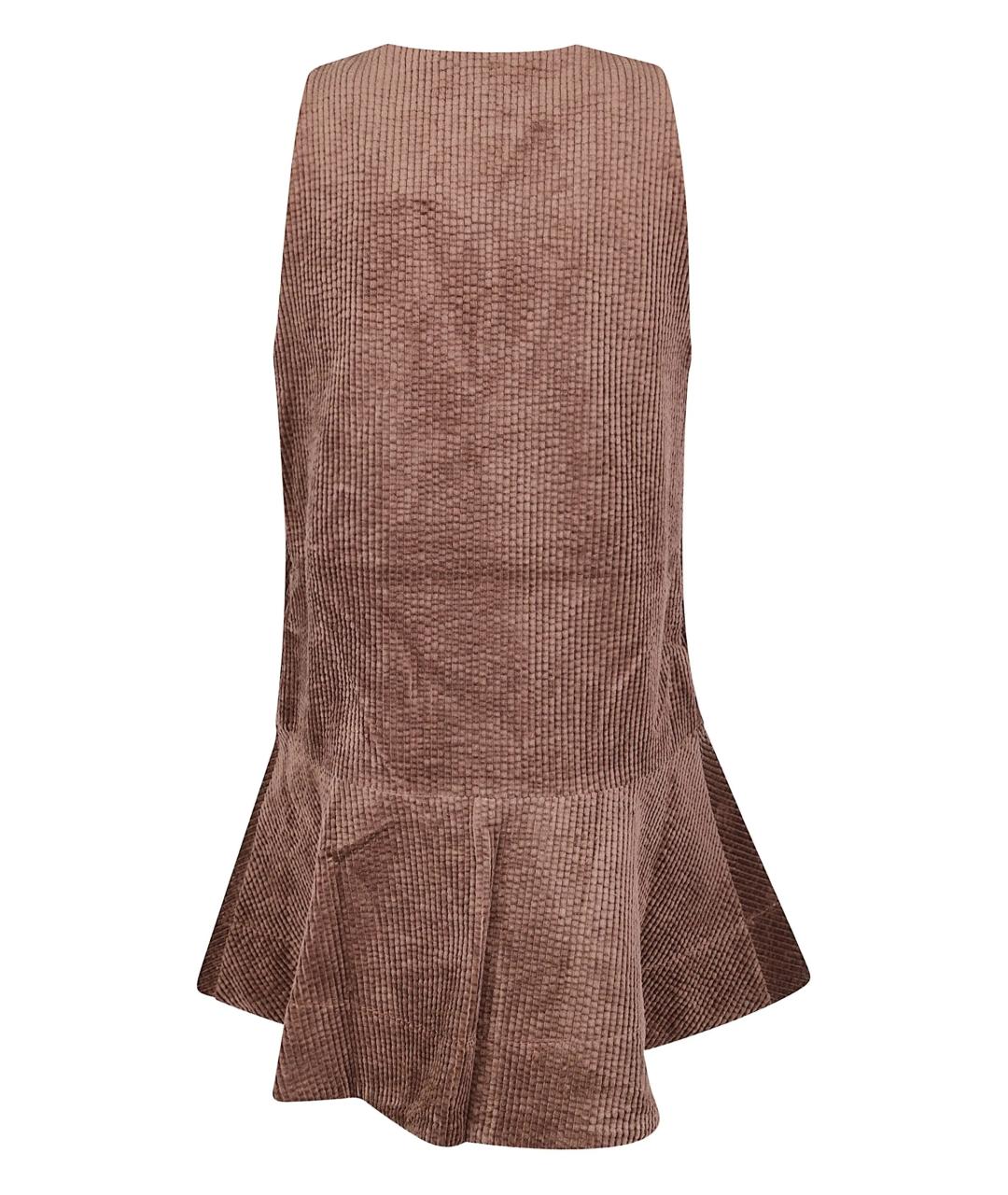 GANNI Коричневая хлопковая рубашка, фото 2