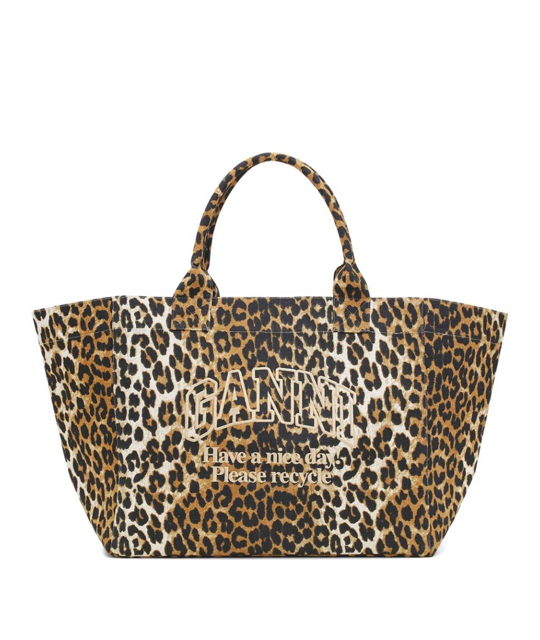 GANNI Мульти хлопковая сумка тоут, фото 1