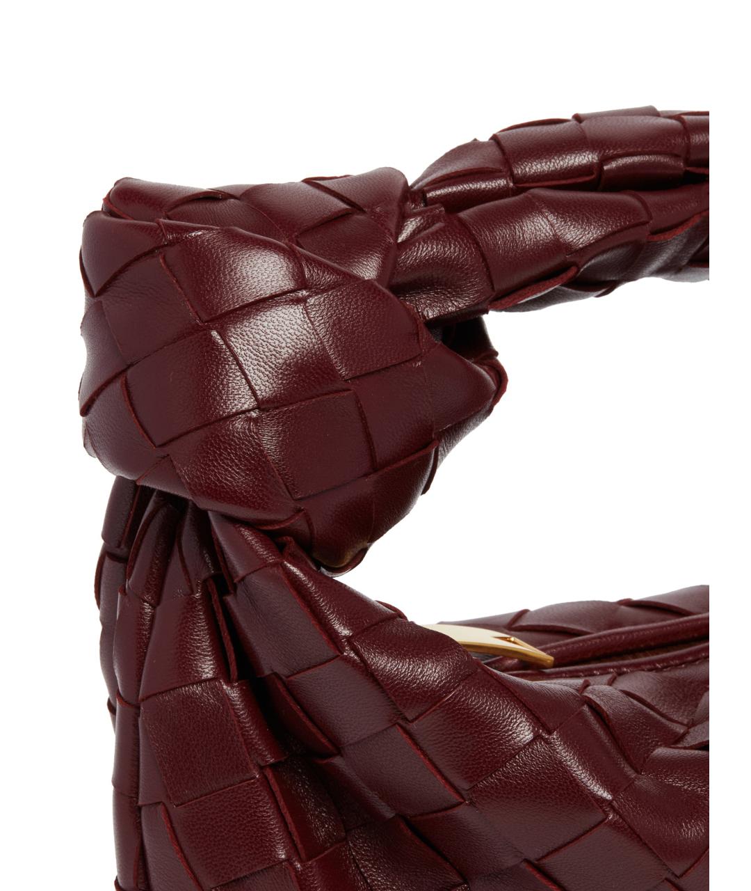 BOTTEGA VENETA Красная кожаная сумка с короткими ручками, фото 3