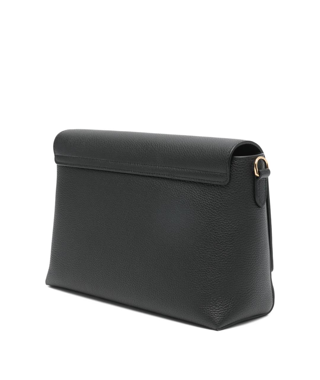 BURBERRY Черная кожаная сумка через плечо, фото 3