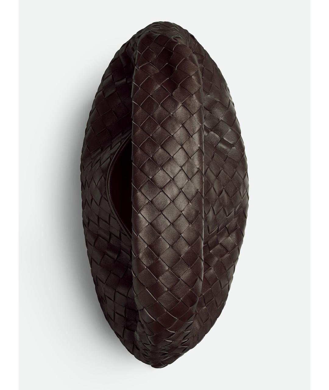 BOTTEGA VENETA Коричневая кожаная сумка тоут, фото 3