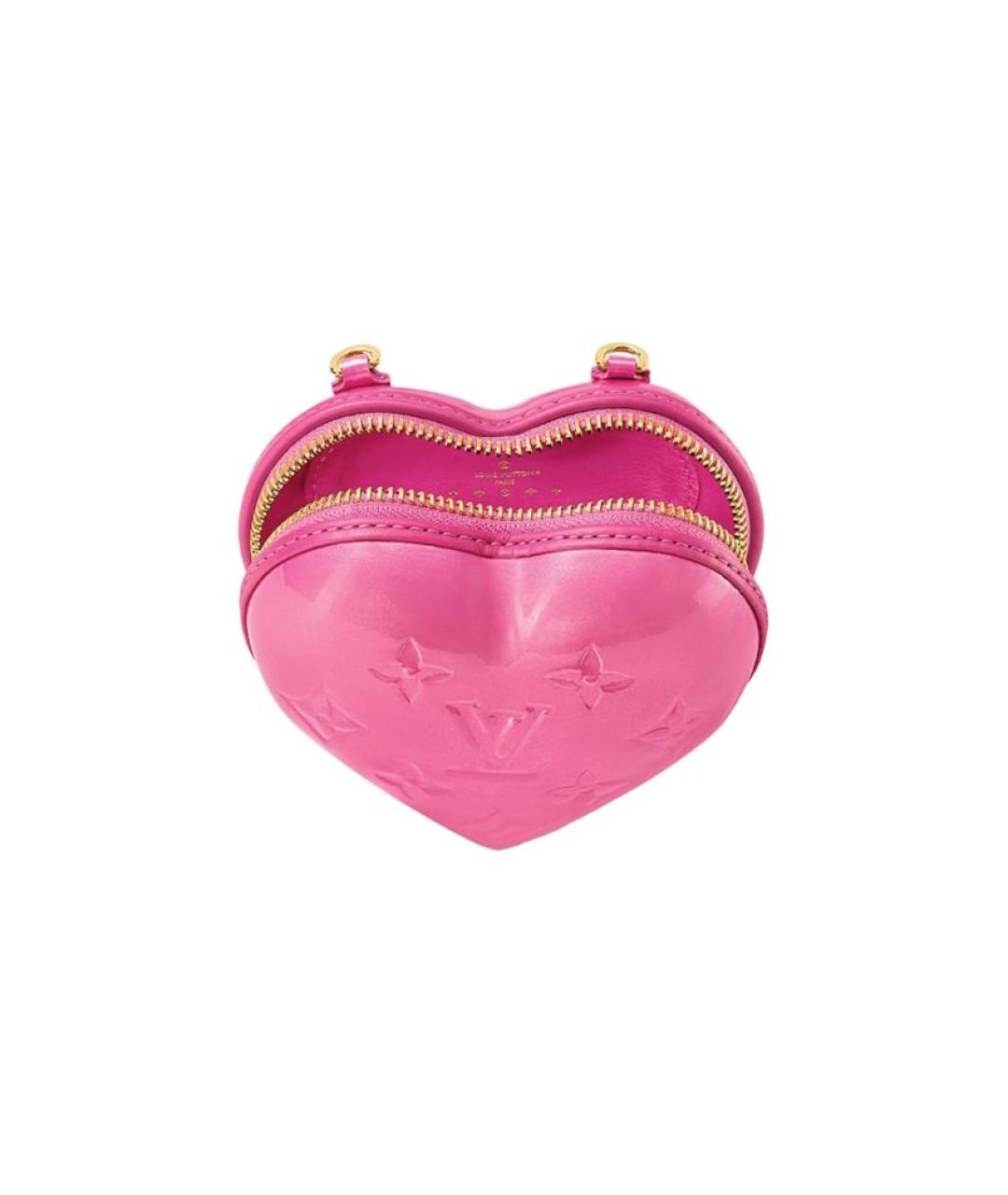 LOUIS VUITTON Розовый кошелек, фото 3