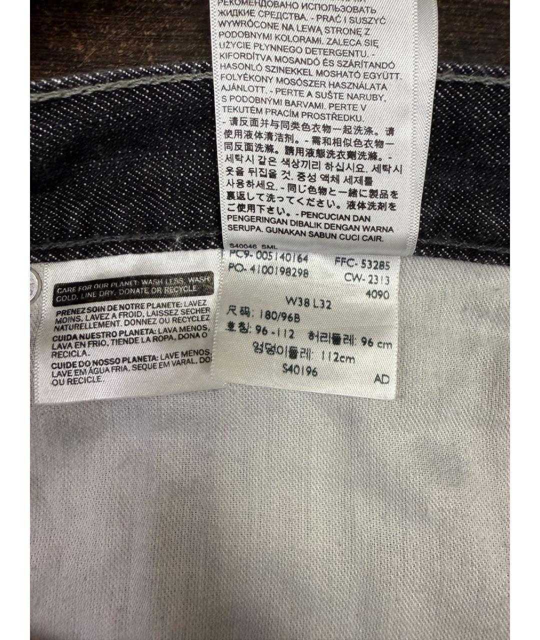 LEVI'S Серые хлопковые прямые джинсы, фото 6