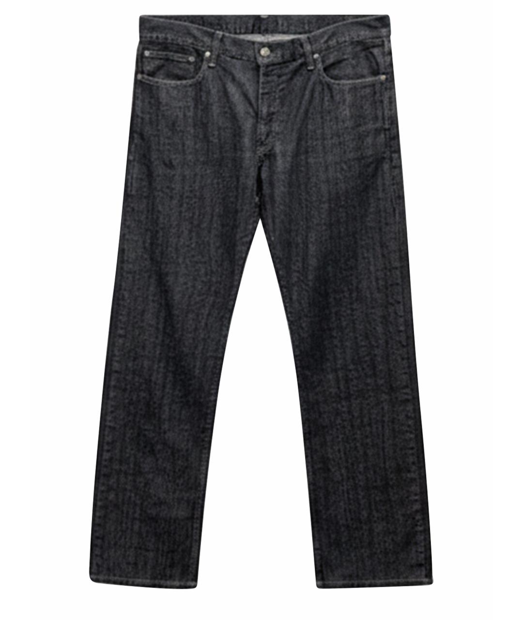 LEVI'S Серые хлопковые прямые джинсы, фото 8