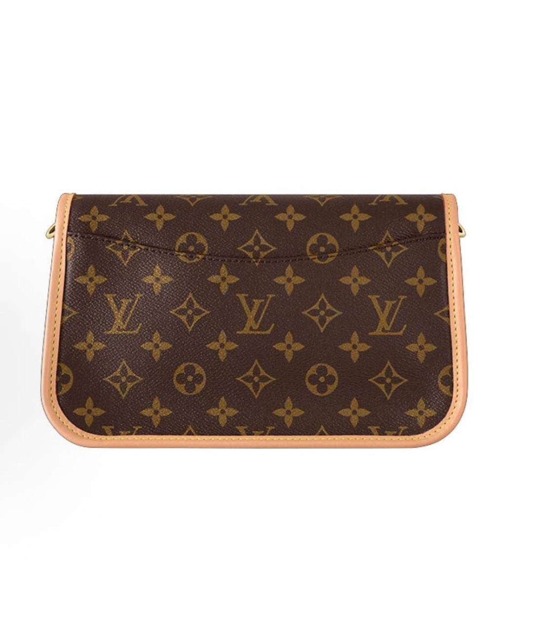 LOUIS VUITTON Коричневая сумка через плечо, фото 3