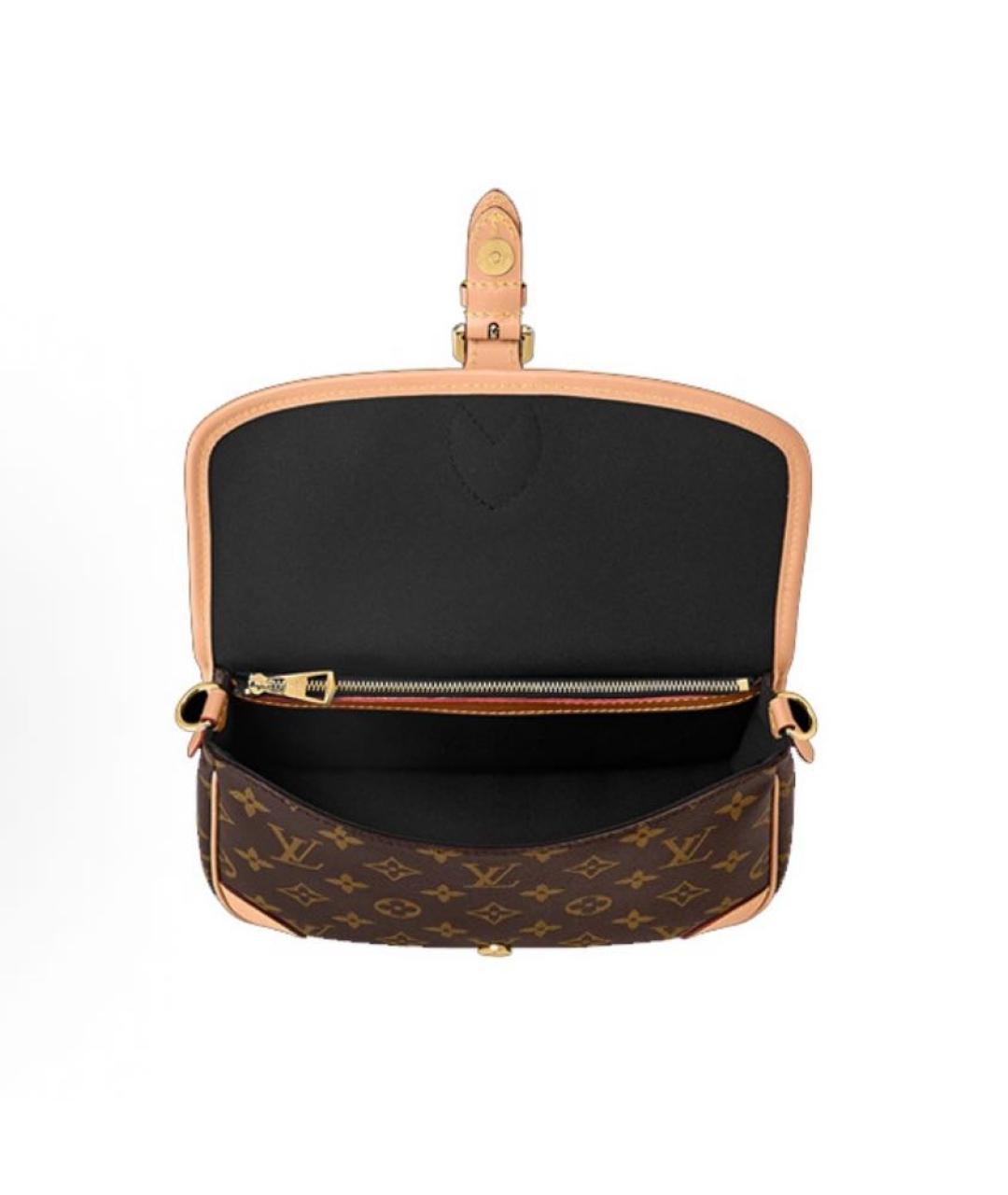 LOUIS VUITTON Коричневая сумка через плечо, фото 4