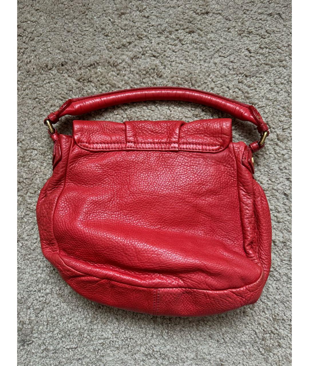 MARC JACOBS Красная кожаная сумка через плечо, фото 3
