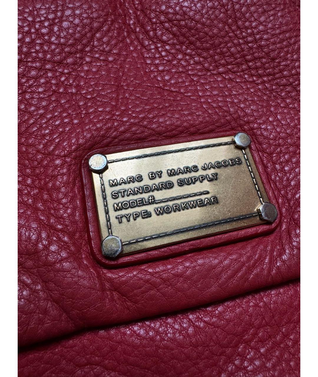 MARC JACOBS Красная кожаная сумка через плечо, фото 5