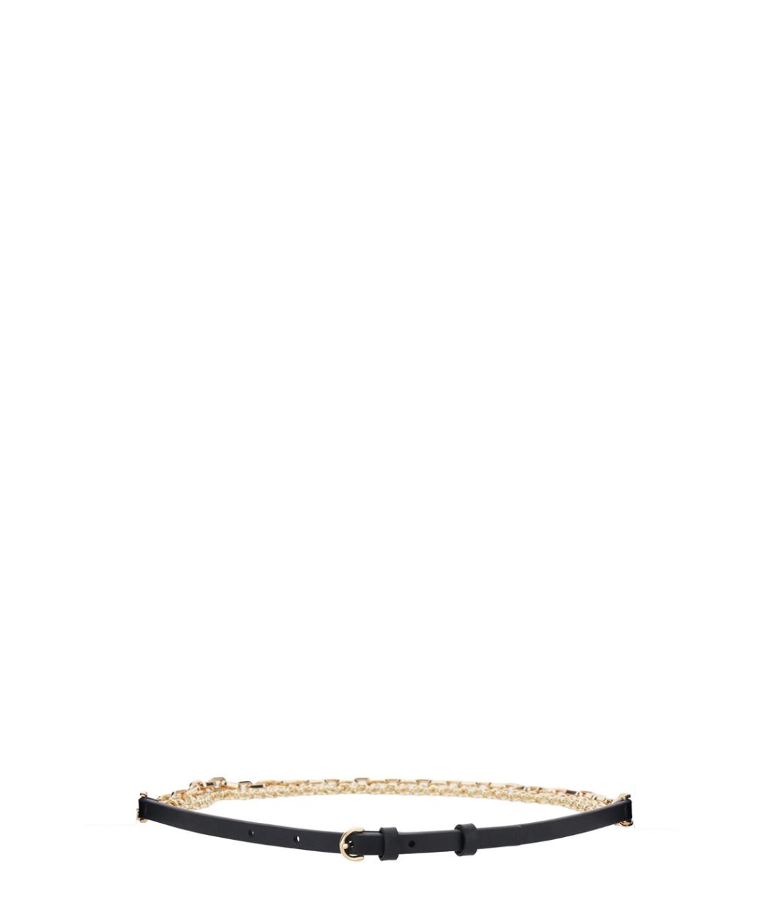 PINKO Черный кожаный ремень, фото 1