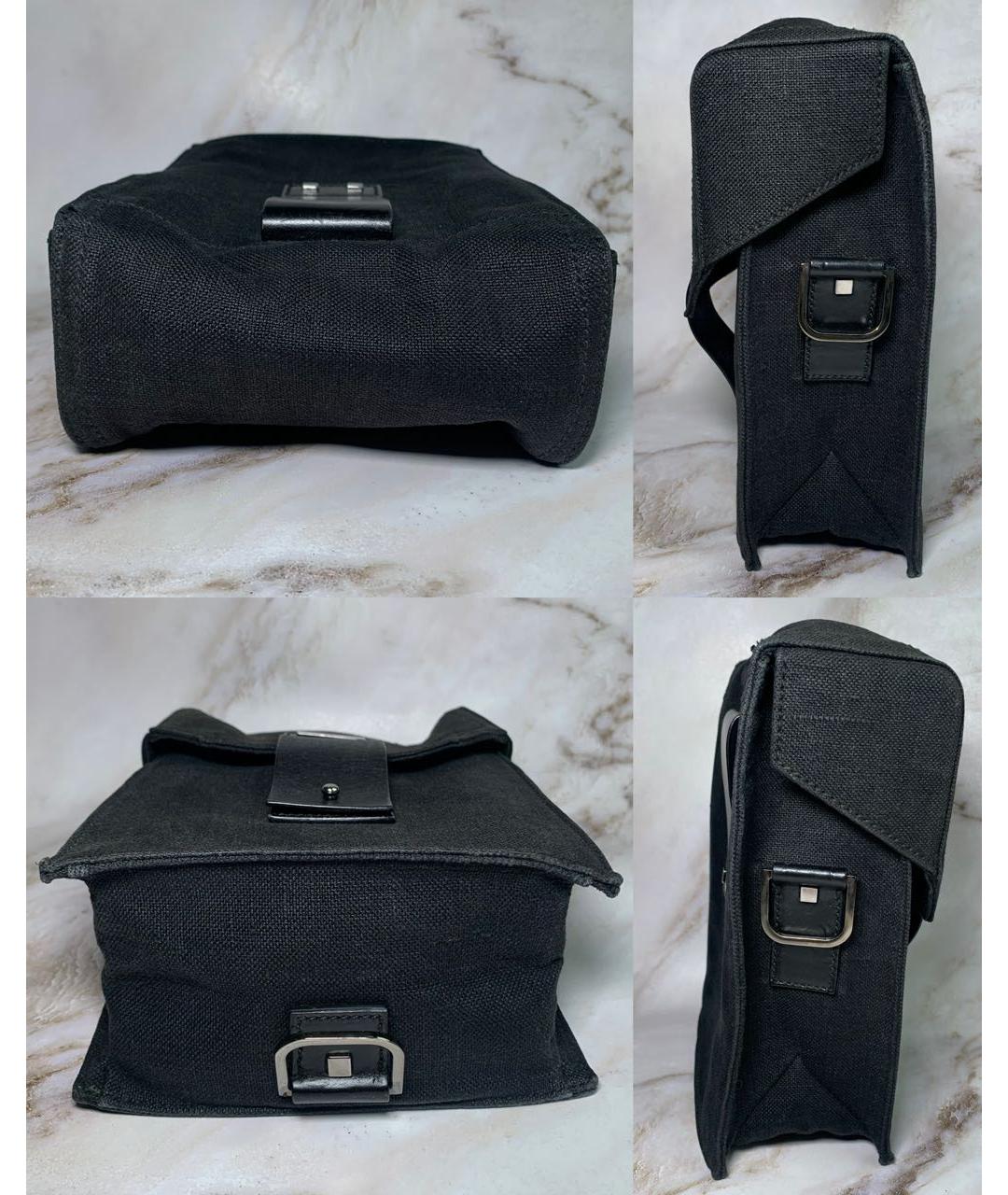 GUCCI Черная тканевая сумка на плечо, фото 8