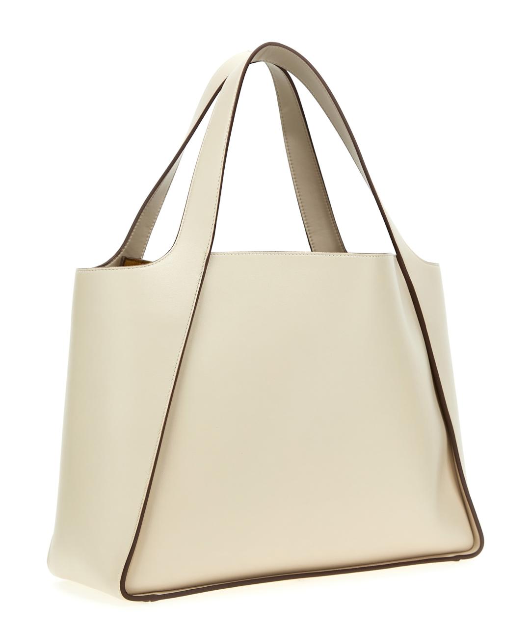 STELLA MCCARTNEY Белая синтетическая сумка тоут, фото 2