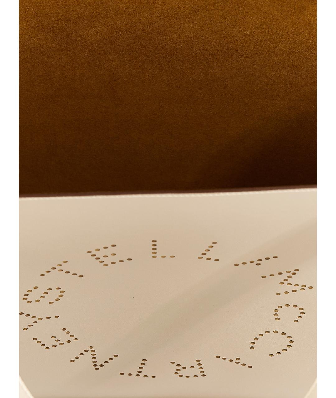 STELLA MCCARTNEY Белая синтетическая сумка тоут, фото 4