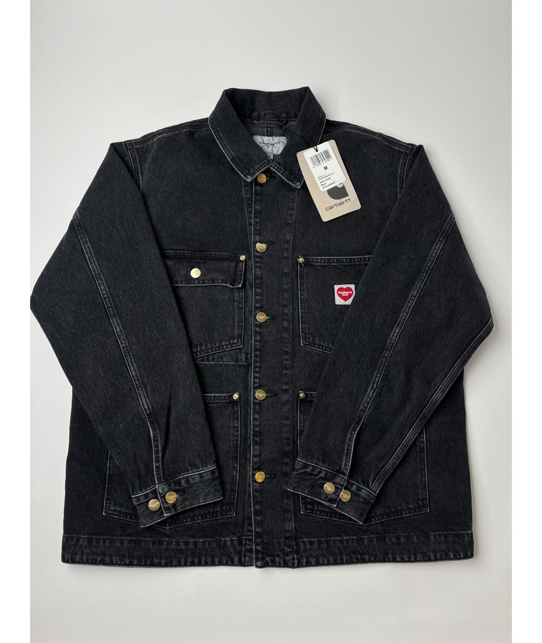 CARHARTT WIP Черная деним куртка, фото 2