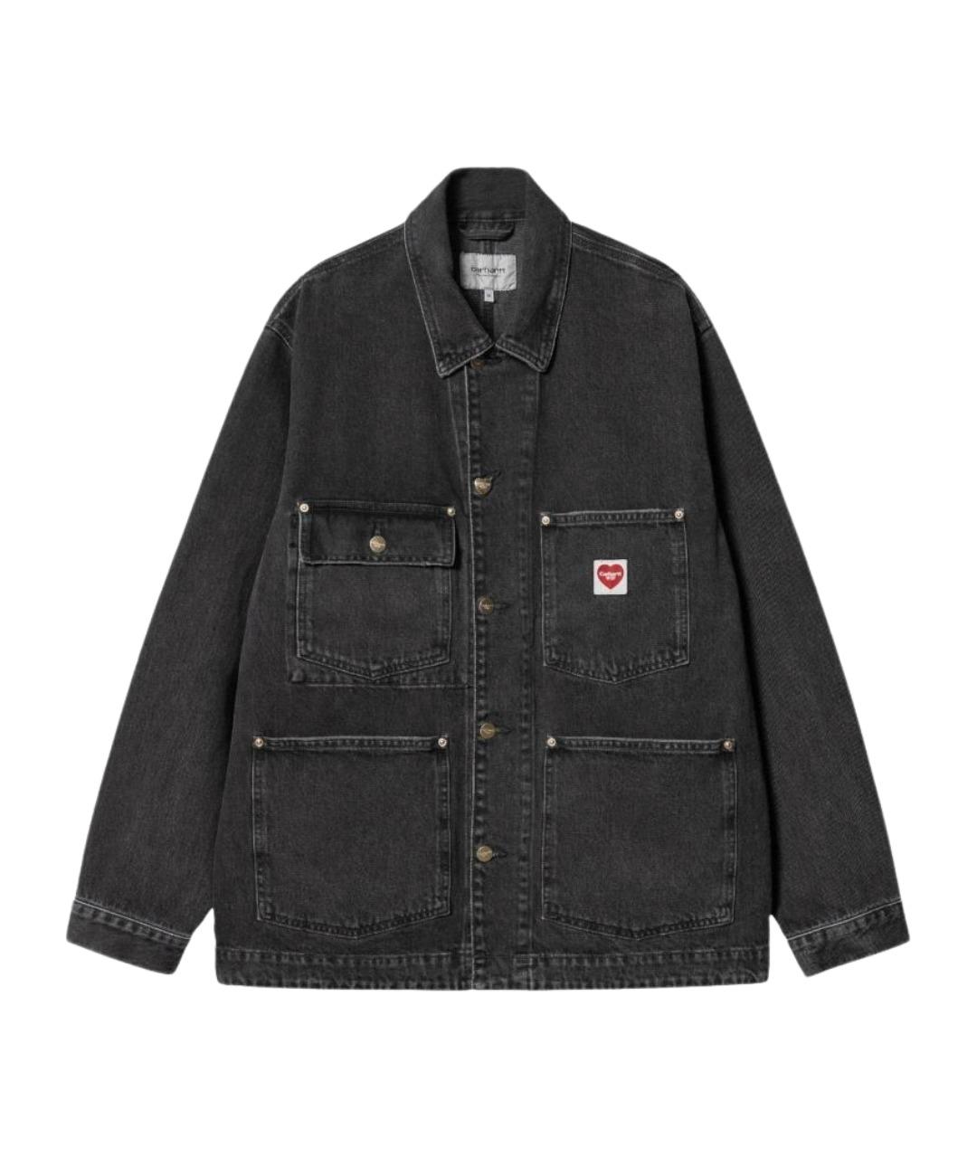 CARHARTT WIP Черная деним куртка, фото 1