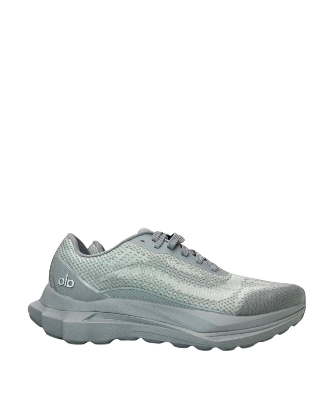 ALO YOGA Серые текстильные кроссовки, фото 1