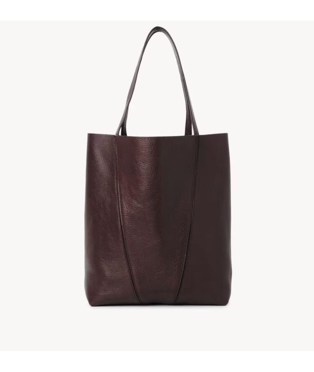 CHLOE Коричневая кожаная сумка тоут, фото 3