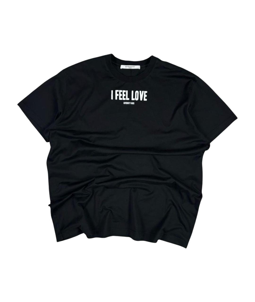GIVENCHY Черная хлопковая футболка, фото 1