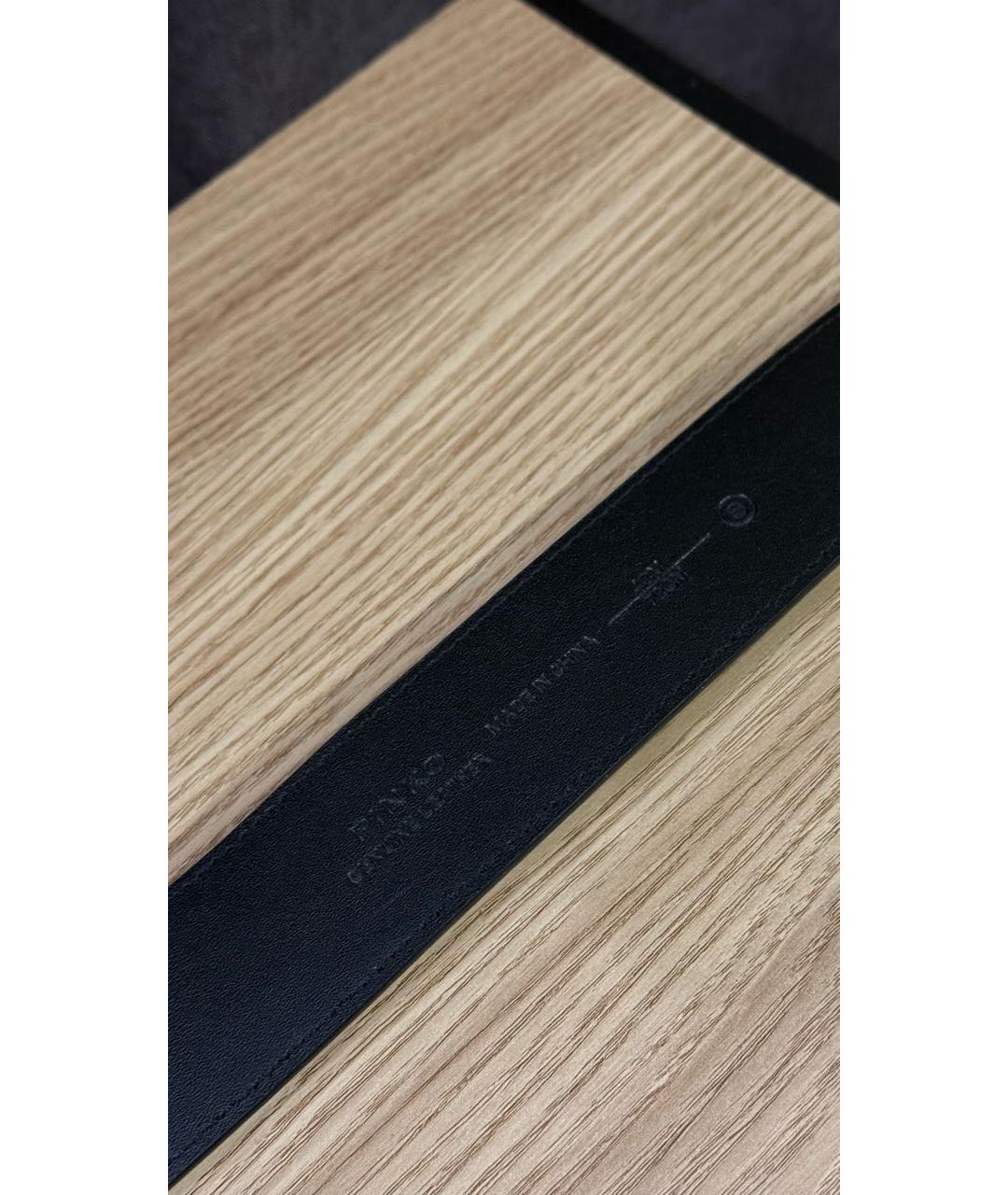 PINKO Черный кожаный ремень, фото 3