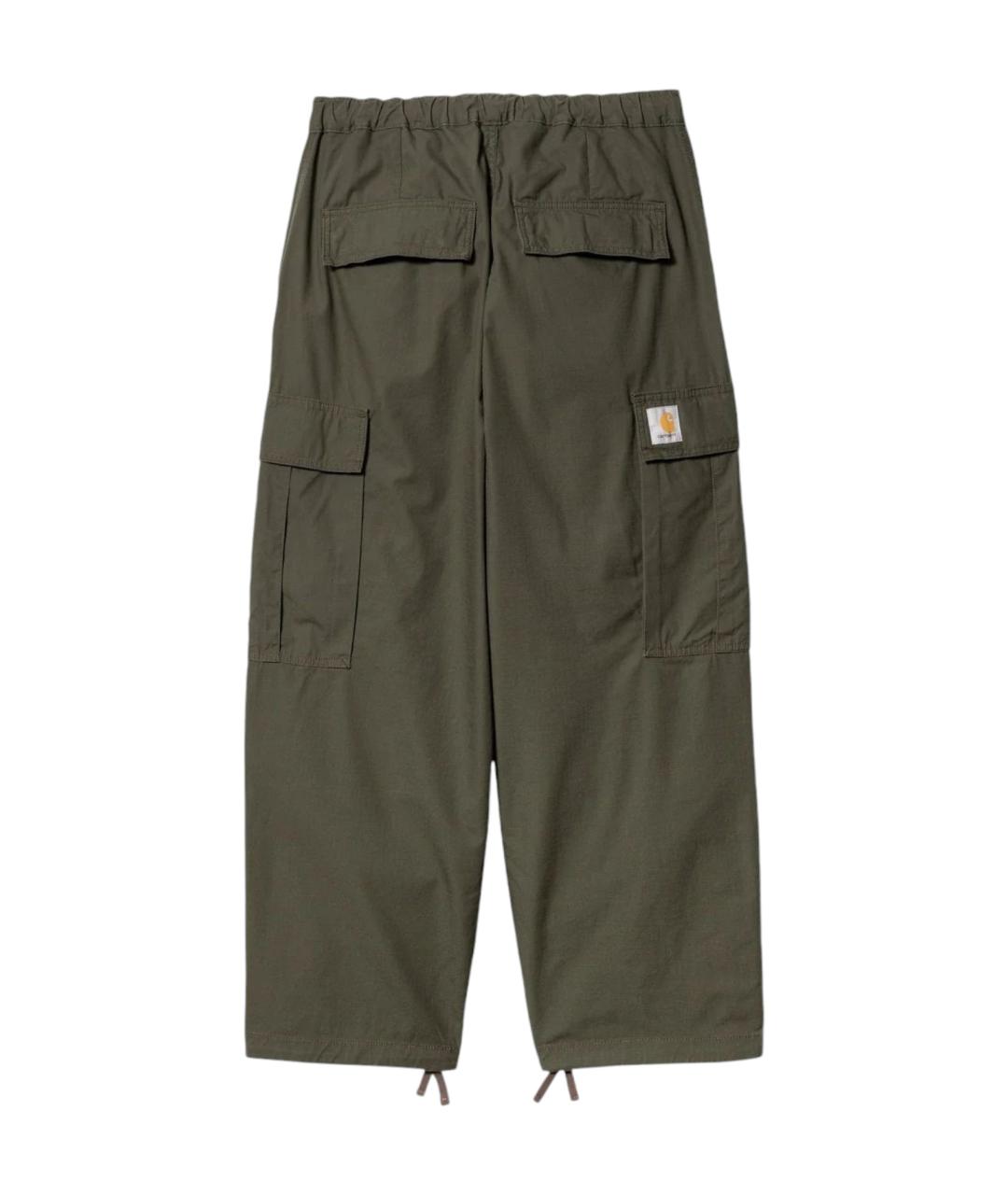 CARHARTT WIP Зеленые хлопковые повседневные брюки, фото 2