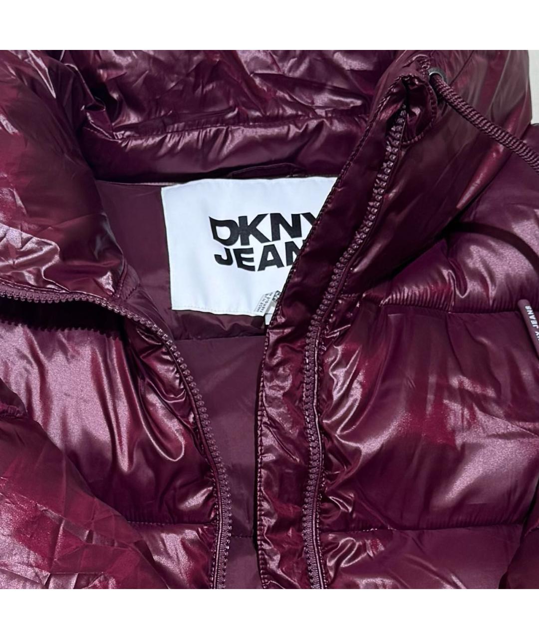 DKNY Бордовый пуховик, фото 3