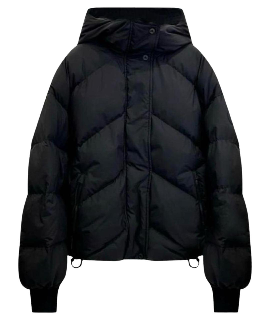 HERMES Черный полиэстеровый пуховик, фото 1