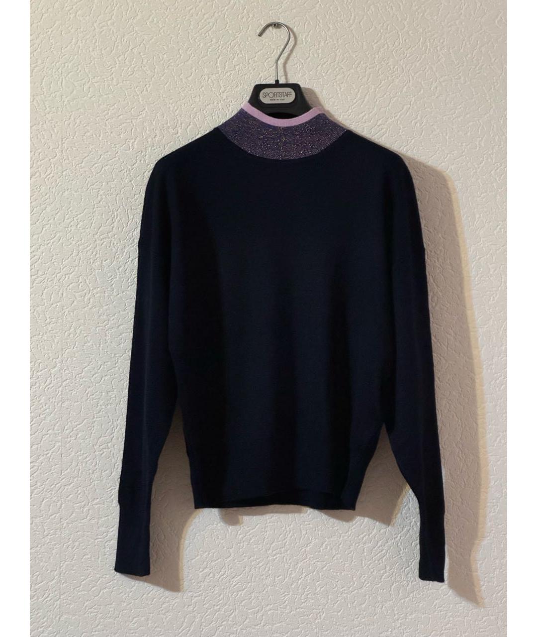 SANDRO Синяя шерстяная водолазка, фото 5