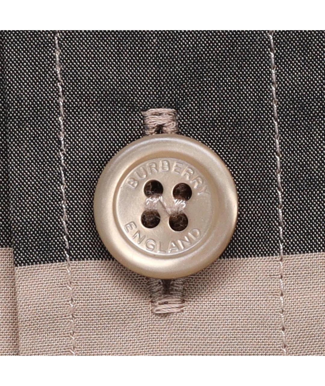 BURBERRY Мульти хлопковая кэжуал рубашка, фото 7