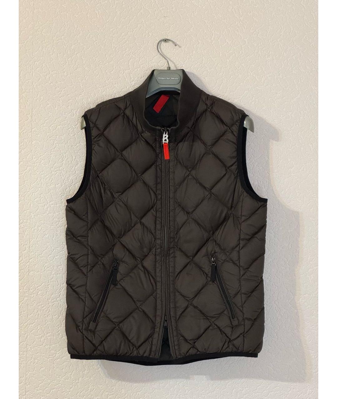 BOGNER Коричневый полиэстеровый жилет, фото 4