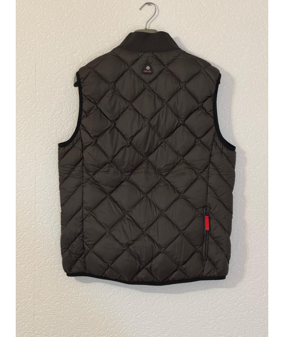 BOGNER Коричневый полиэстеровый жилет, фото 2