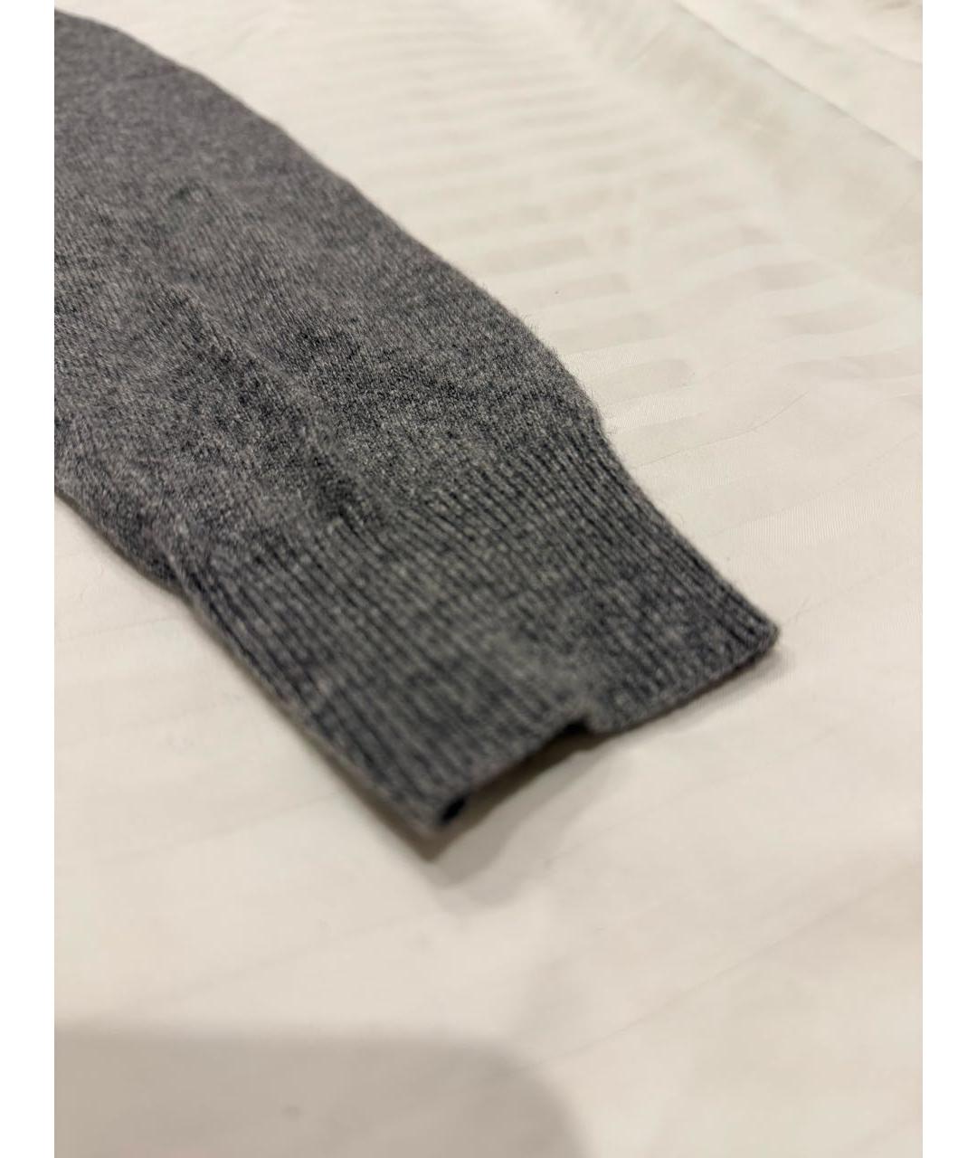 LOVE MOSCHINO Серый шерстяной джемпер / свитер, фото 5